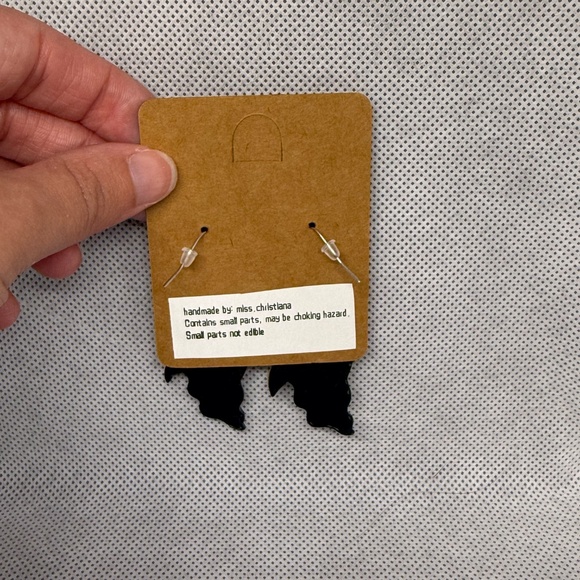 Handmade Grim Reaper Earrings - Picture 5 of 6